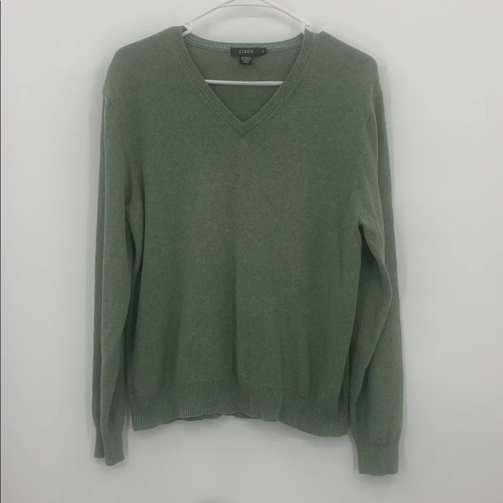 J.Crew Cotton/Cashmere Blend V-Neck Sweater Men’s Size Medium